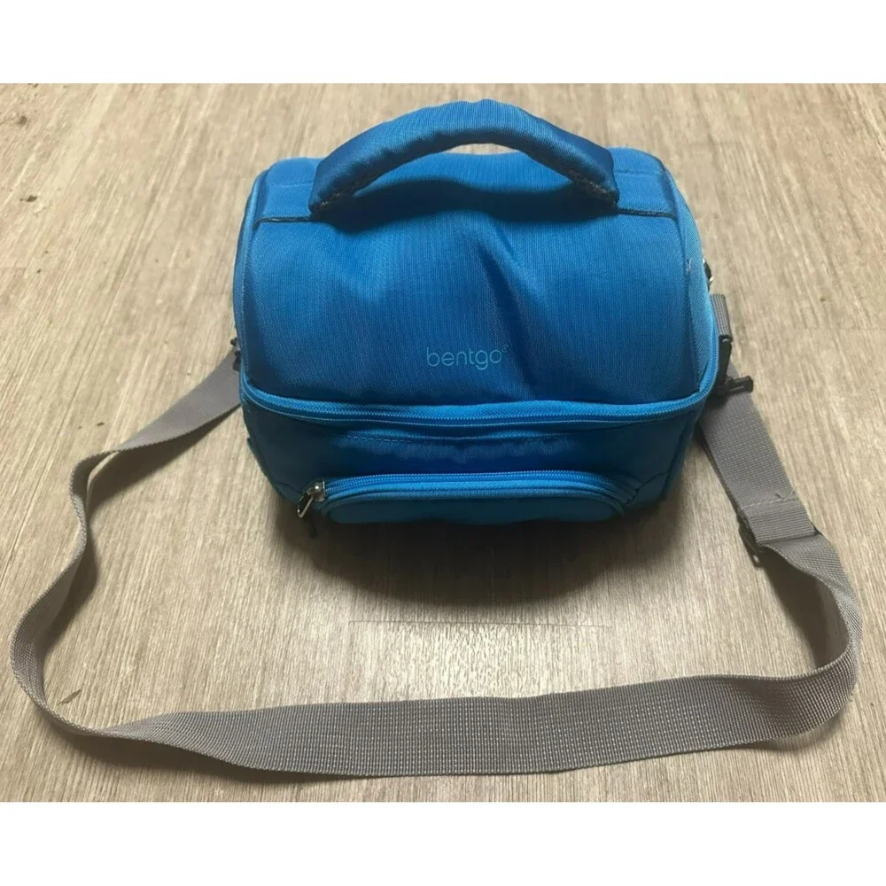 Bentgo Deluxe Bag Insulated Zipper Lunch Bag BPA Free Easy Clean Sky Blue